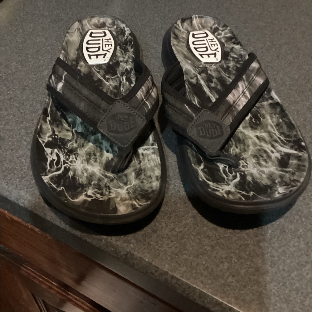 Hey Dude Marble Pattern Sandals - image 1